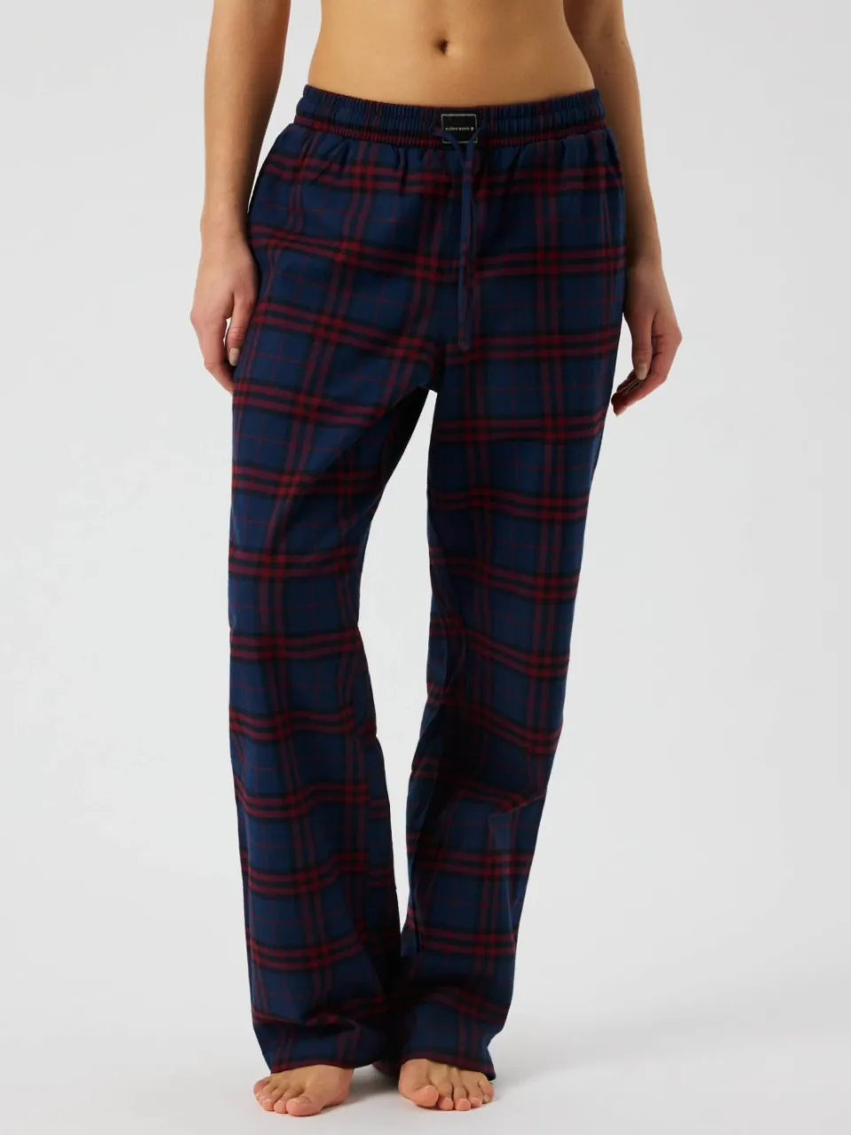 Björn Borg flanel pyjamaset donkerblauw donkerblauw/rood, foto 4