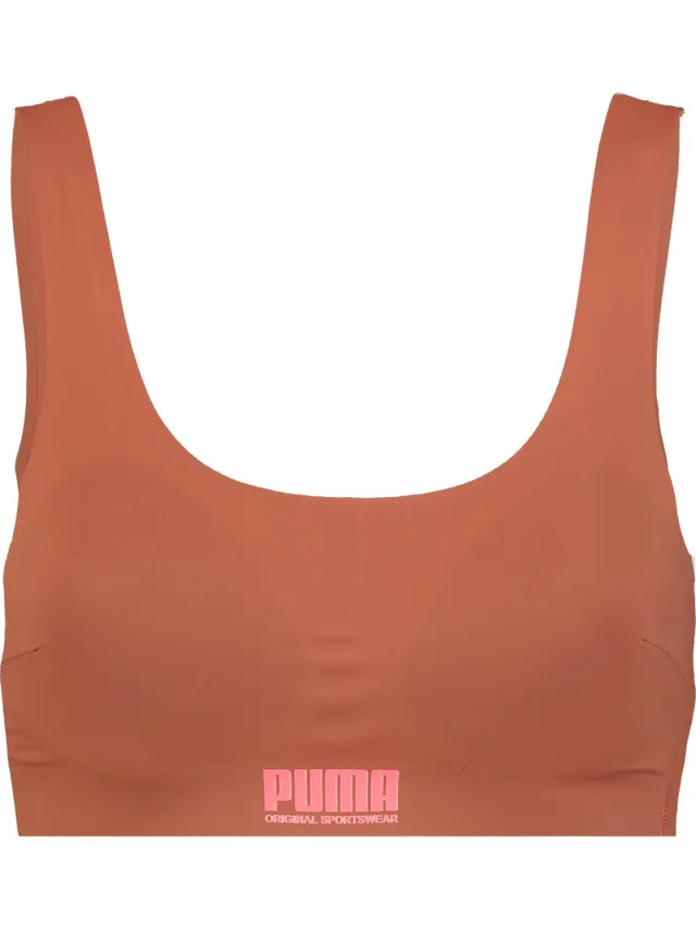 Puma WOMEN SPORTY PADDED TOP 1P brown