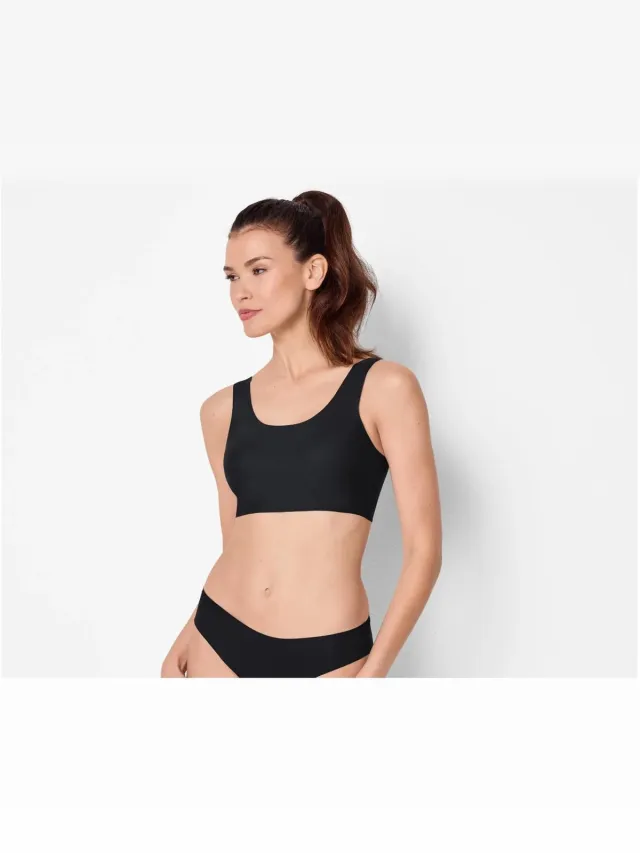 esmara Geribde BUSTIER / Beha / Naadloos / / BH / Zwart / Maat S 36/38