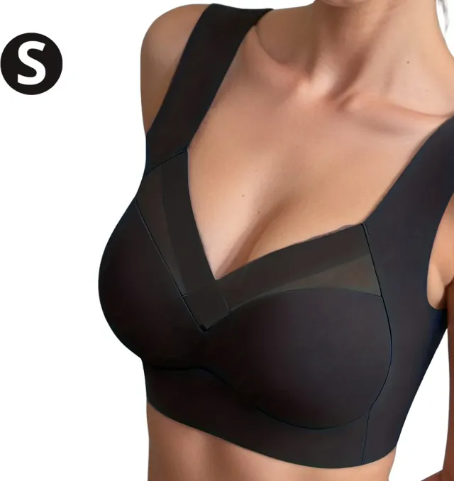 Livano BH Zonder Beugel - Zonder Bandjes - Push-up Bh's - Comfort Bh - Zwart