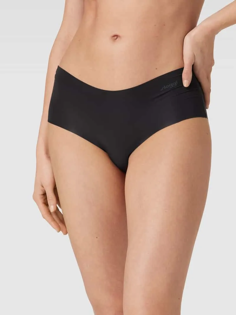 Sloggi Onderbroek met labeldetail, model 'ZERO MICROFIBRE' zwart, foto 4