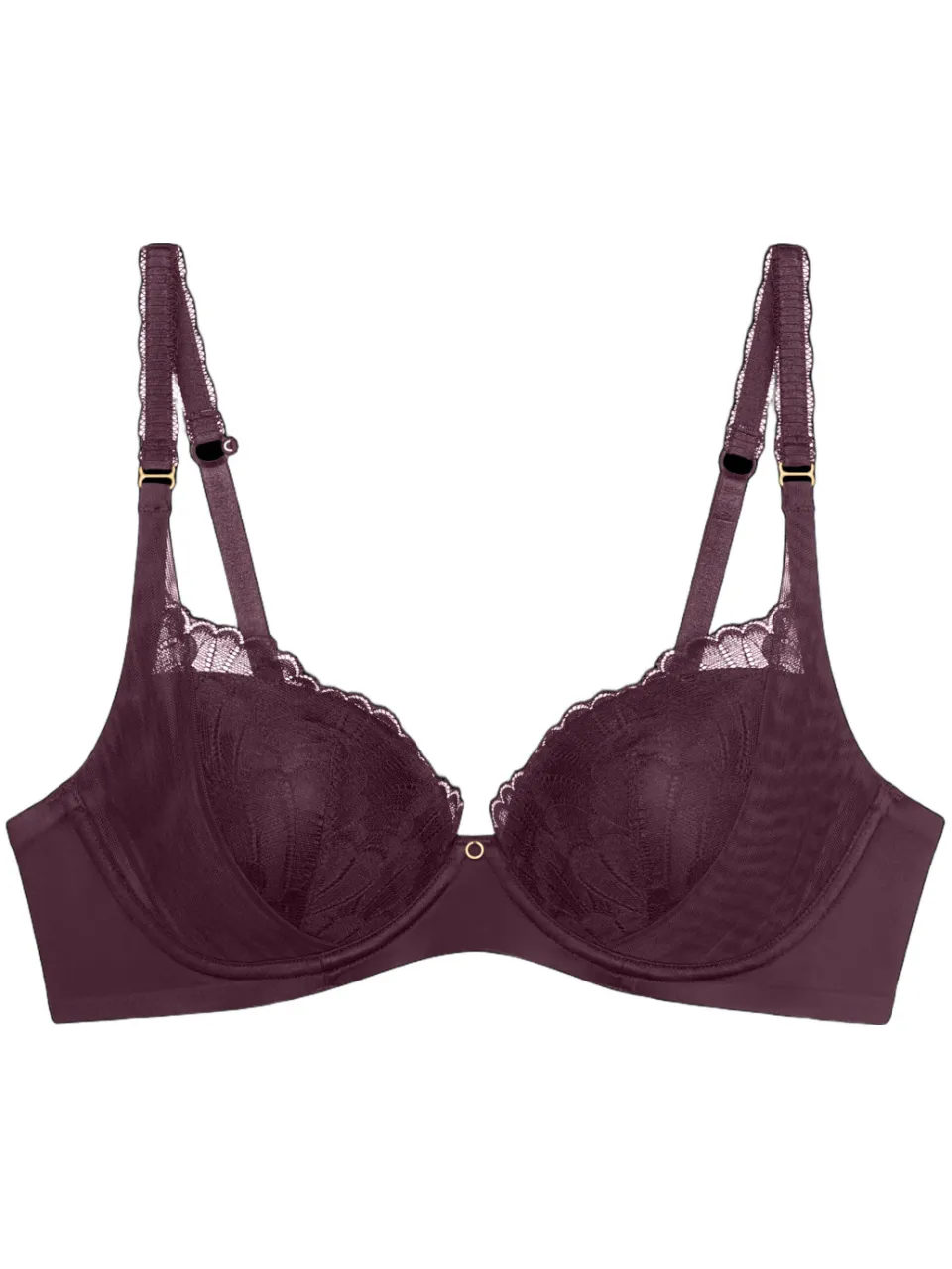 Triumph Love in Lace voorgevormde beugel-bh aubergine, foto 2