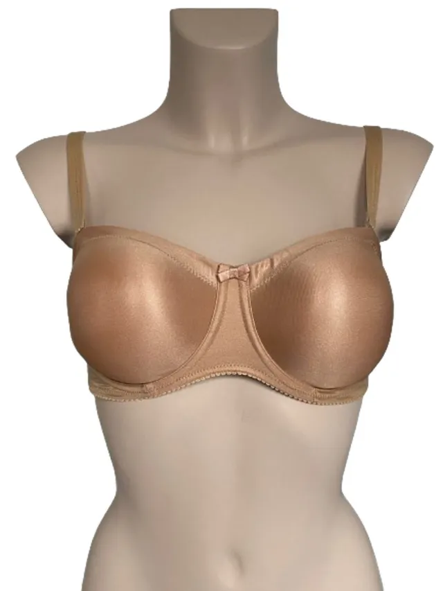 PrimaDonna Satin Strapless Bh 0161331 Cognac - maat EU 85E / FR Huidskleur