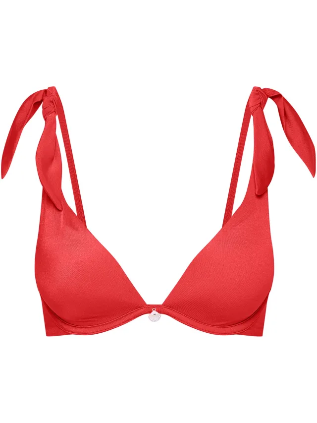 ESOTIQ Berry - Strandbeha met push-up - 75D - Felroze