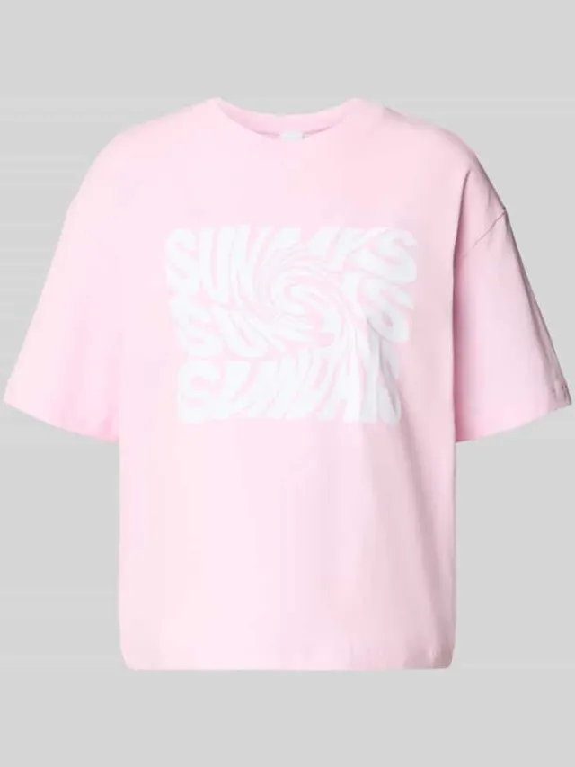 Mey Pyjamabovendeel met motiefprint Roze