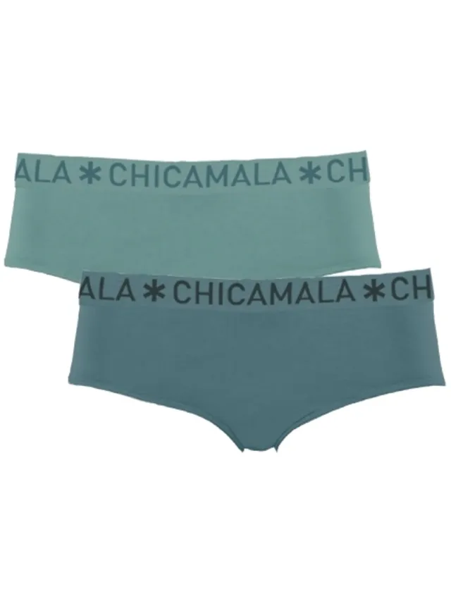Muchachomalo Chicamala – Dames Briefs – 2 Pack - Normale Lengte – Onderbroeken Dames – Lingerie – Dames Ondergoed – Kleding - 95% Katoen – Dames kleding