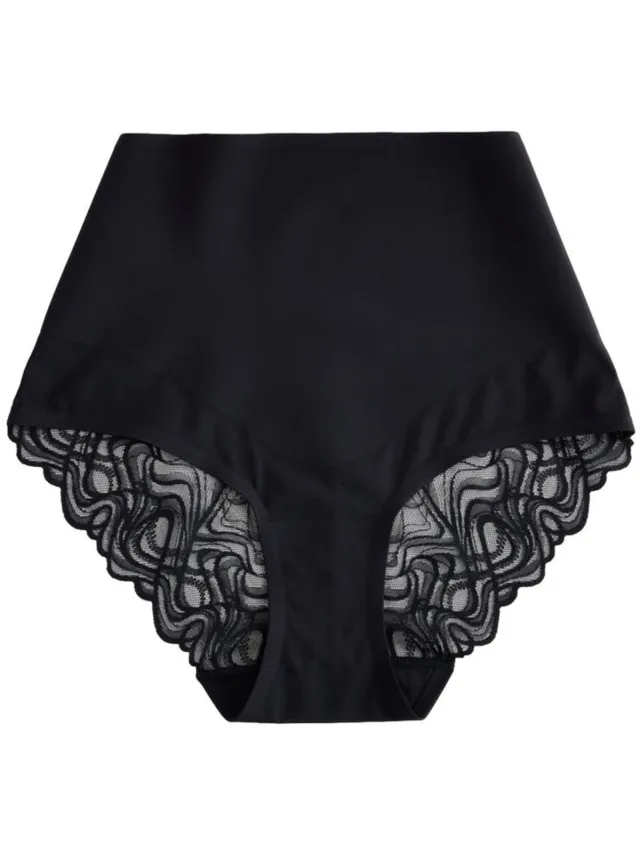 Next Dames - Premium vormgevende buikcorrigerende slip met hoge taille - Zwart Black