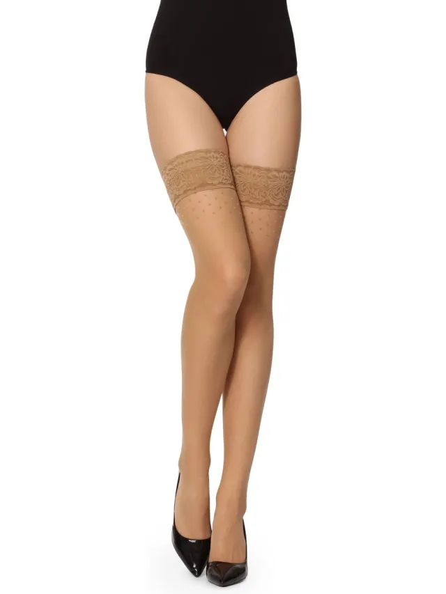 Merry Style Dames Hold-Up Kousen - 20 Denier - licht glanzend - elastisch - Polyamide - MS-GI-1108 - Daino