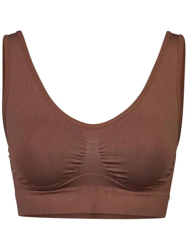 Snocks Shaping BH Dames – Naadloos & Comfortabel – Ondersteunende Bralette – Vormend & Onzichtbaar onder Kleding – 1 Stuk Braun
