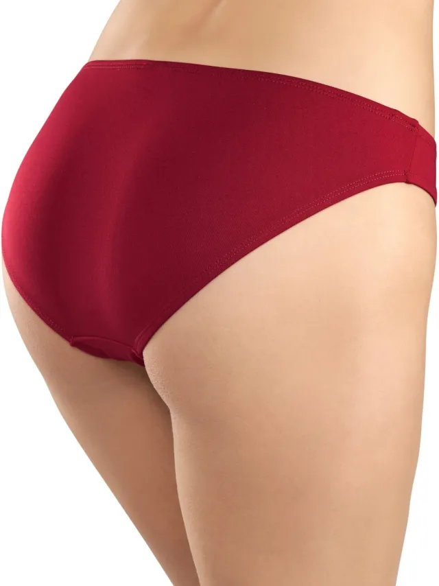 Bikinislip rood, zwart, wit, foto 2
