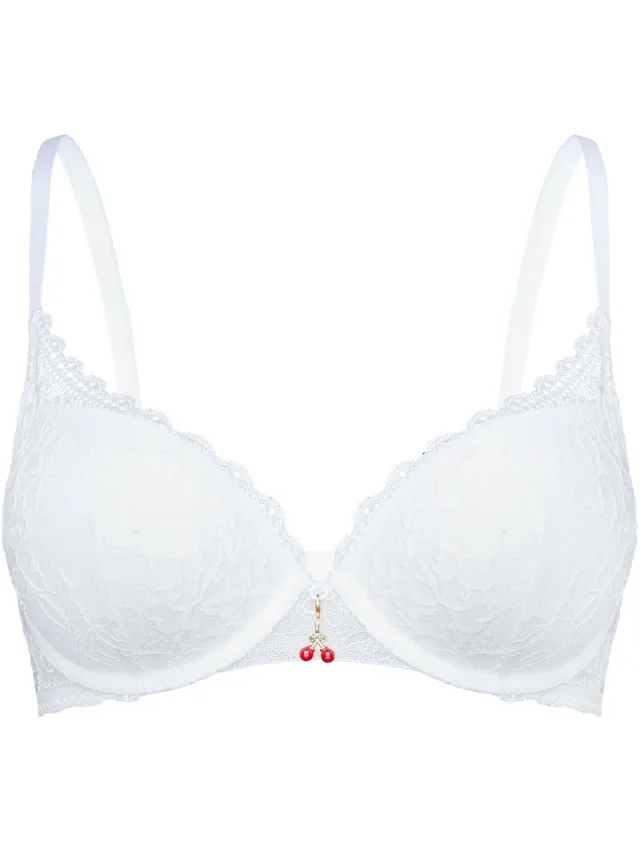 ESOTIQ Sweet & Juicy - Push-upbeha - Crèmekleurig - Kant