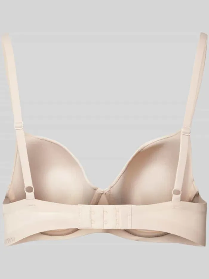 Marc O'Polo Beha met labelprint beige, foto 2