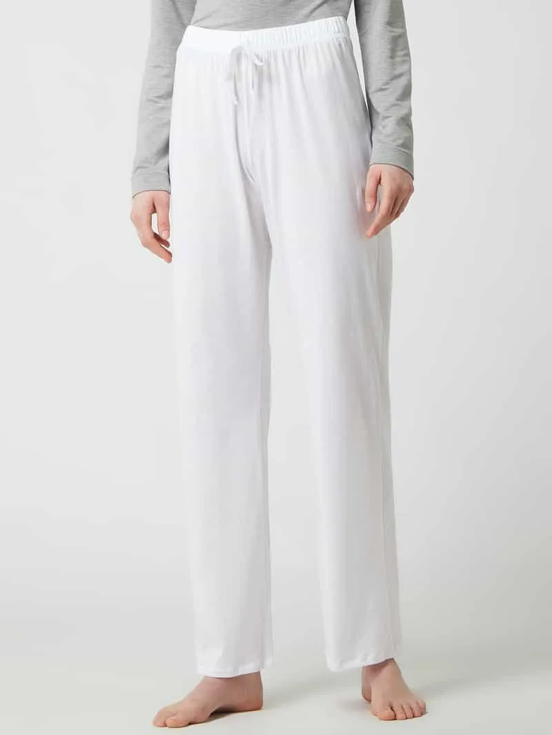 Hanro Comfortbroek van gemerceriseerd katoen, model 'Cotton Deluxe' wit, foto 3