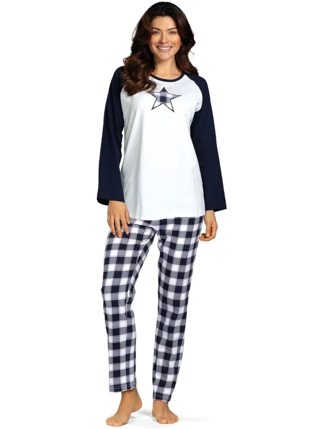 Comtessa Dames Pyjama 'Starlight' Wit