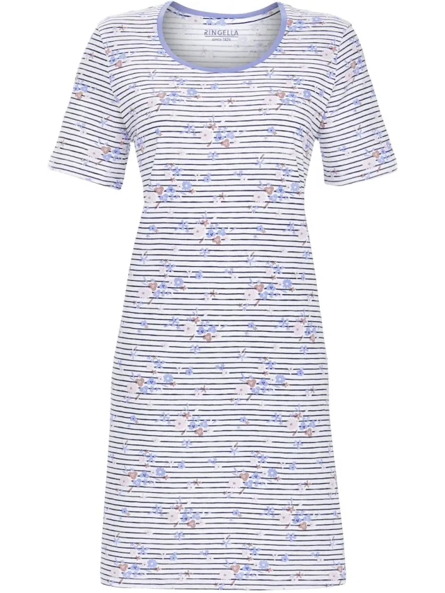 Ringella Feelgood – Nachtkleed – 6211043 – Shadow Blue – Blauw