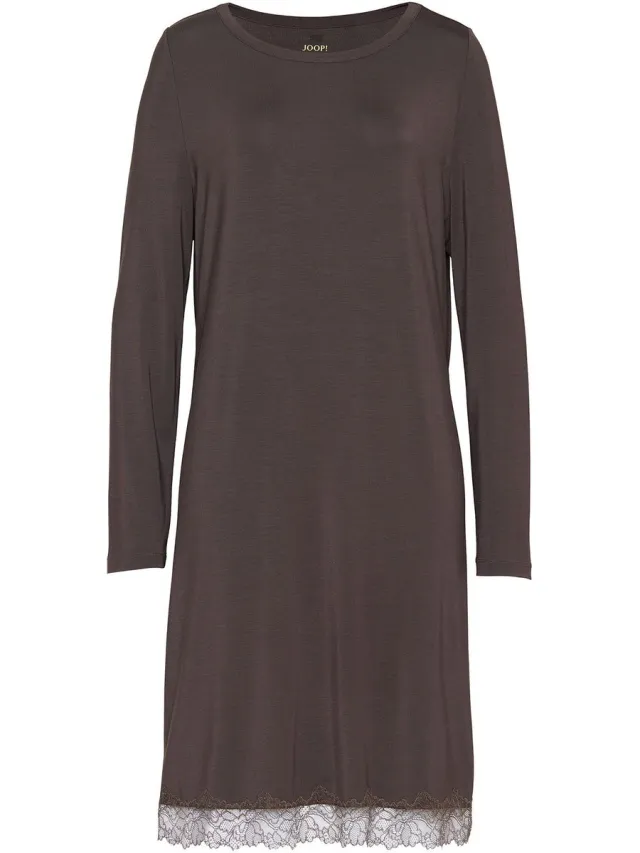 Joop! Nachthemd Loungewear Donkerbruin