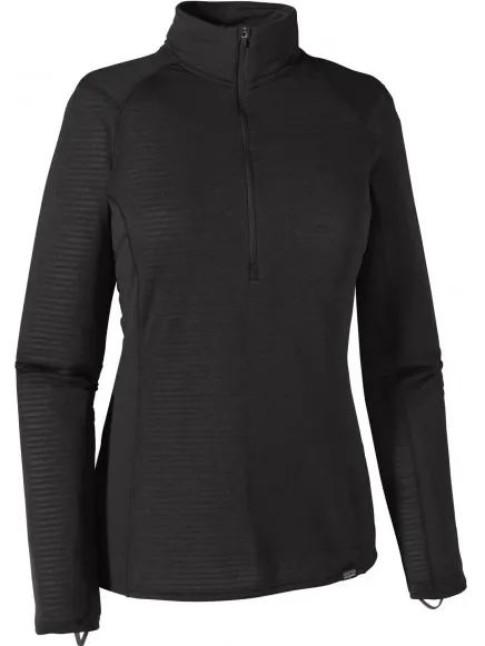 Patagonia Capilene Thermal Weight Zip Neck thermoshirt zwart