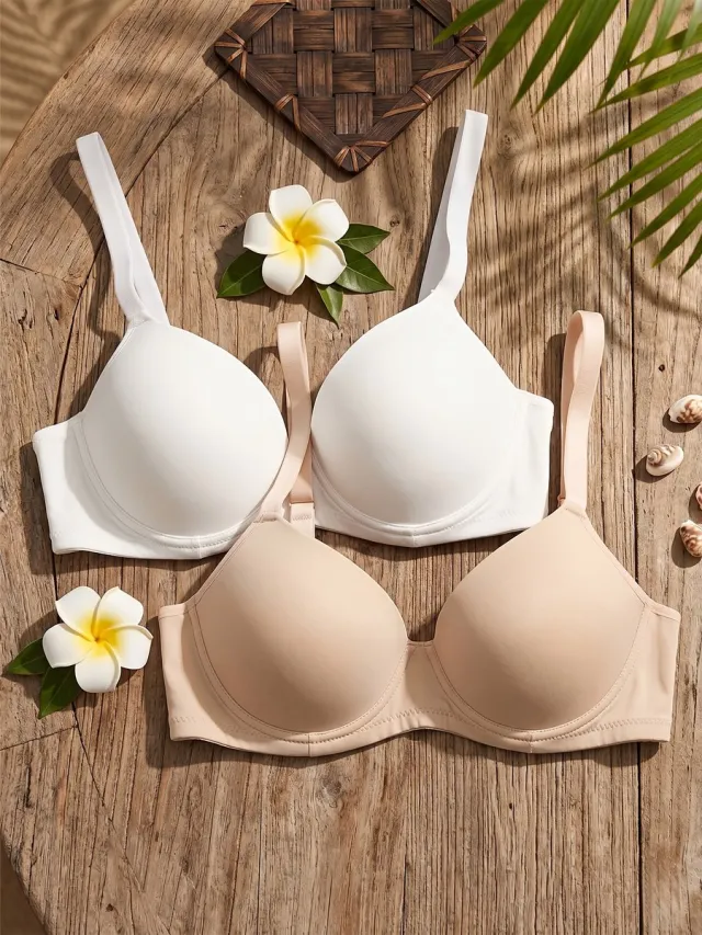 Currero BH Zonder Beugel - Strapless - Zonder Bandjes - Met Voorsluiting - Push-up Bh's - Comfort Beha - Comfortabel - Grote Sluiting - Zwart En Wit - Cupmaat