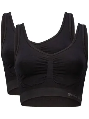 Bamboo Basics Nova Seamless bh Zwart,Roze