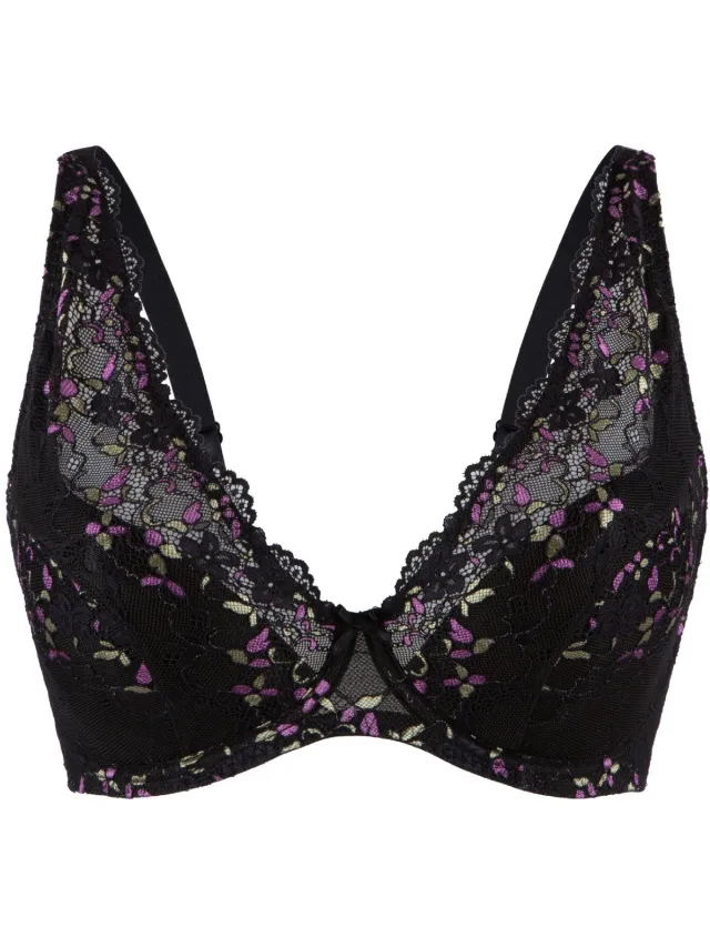 LingaDore DAILY Triangel plunge BH Zwart Multi