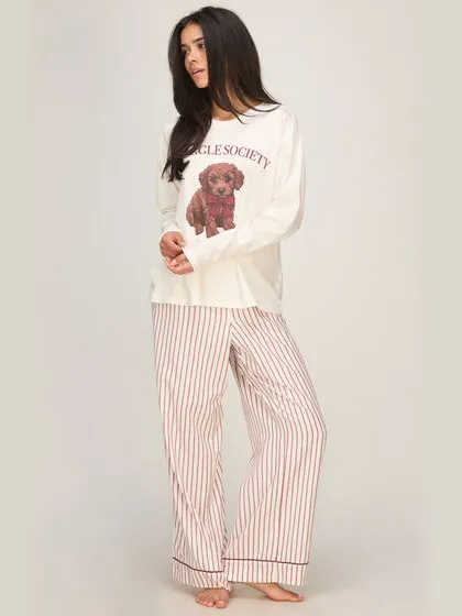 Hunkemöller Pyjama Set Viscose Wit