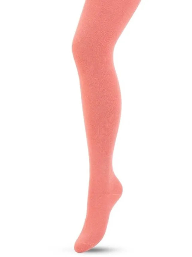 Bonnie Doon Biologisch Katoenen Maillot Dames Zalm Roze maat 40/42 L - Uitstekende pasvorm - Gladde Naden - OEKO-TEX gecertificeerd - Bio Cotton Tights - Duurzaam en Huidvriendelijk Bio Katoen - Lichtroze - Zalm Roze - Lobster Bisque - BP051900.272