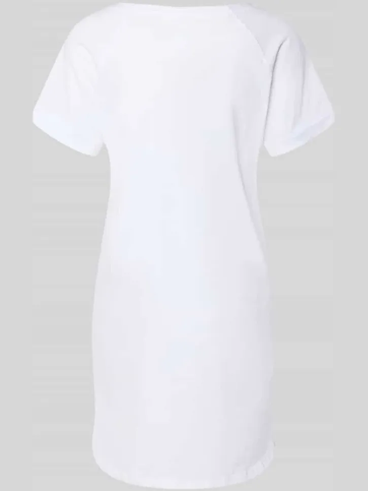 LOUIS & LOUISA Oversized nachthemd met motiefprint model 'Sommerliebe' wit, foto 2