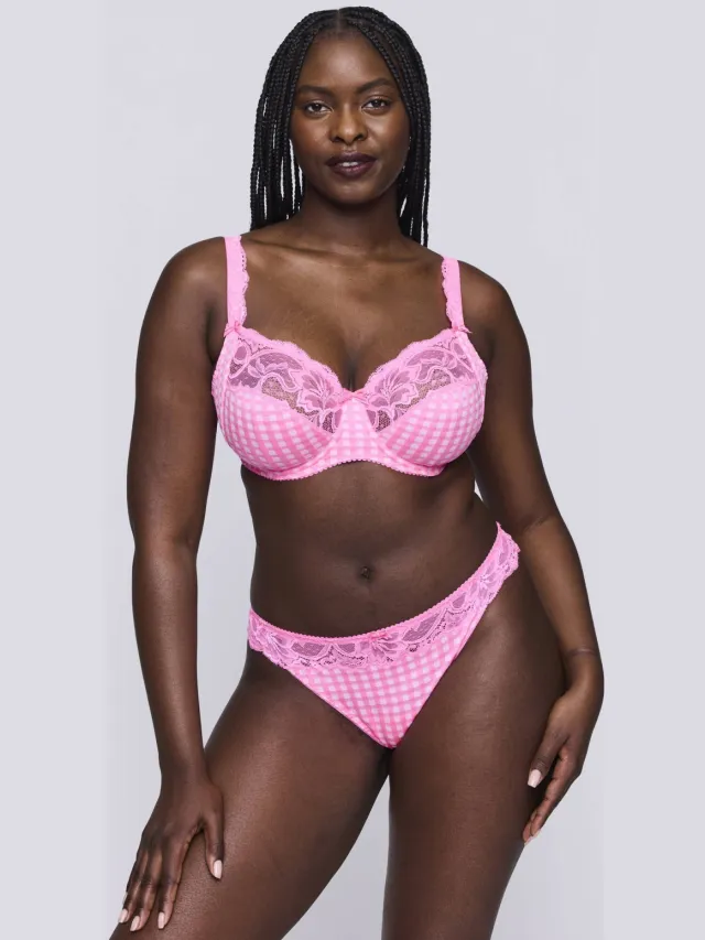 PrimaDonna Madison string met print - roze