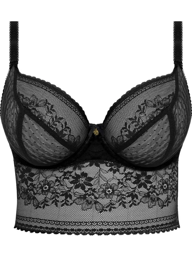 Freya Sydnie Uw Longline Beha - Maat (EU) ZWART