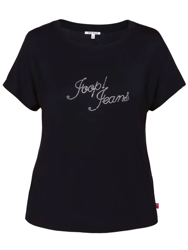Joop! Jeans Vrouwen Pyjama top Glamour zwart, foto 2