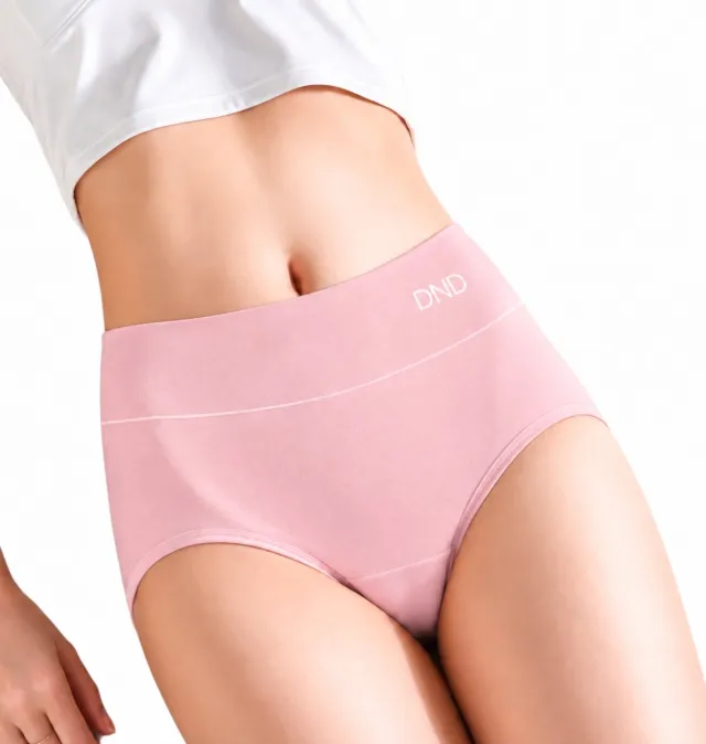 Cheaperito Dames Onderbroek Hoge Taille Roze – High Waist Slip – Stretch Pasvorm – Katoen – Maat XL – Voor ca. 50-65 kg