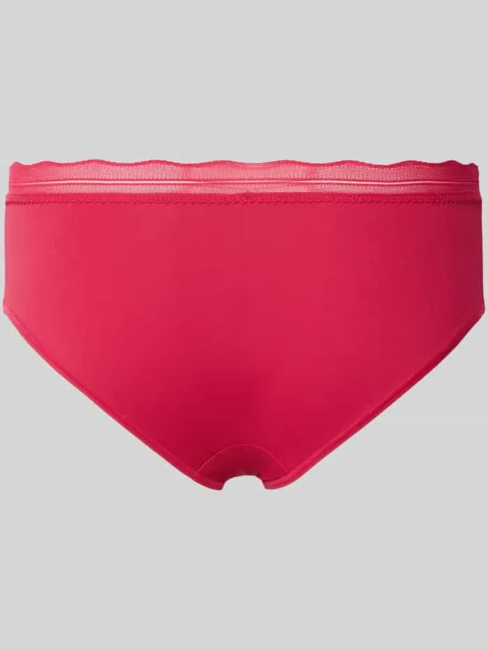 Sloggi Slim fit slip met kant felroze, foto 2
