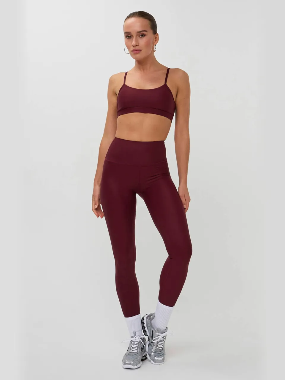 Studio AMAYA voorgevormde sport-bh medium support - bordeaux, foto 2