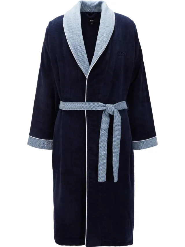 Hugo Boss badjas - Lord - Navy