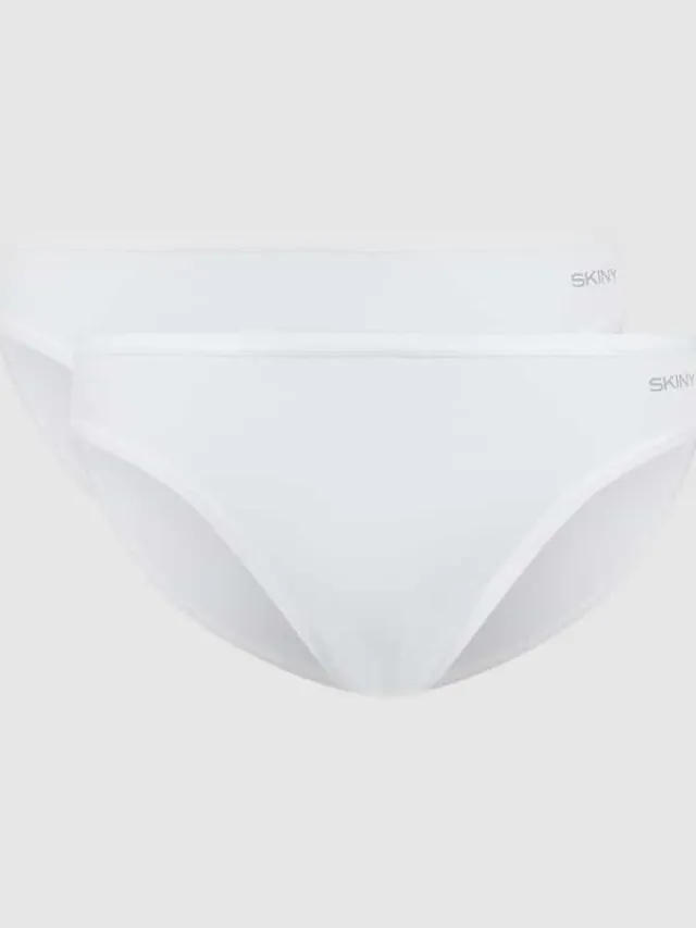 SKINY Slip van microvezel in een set van 2 stuks, model 'Every Day In Micro' wit, foto 2