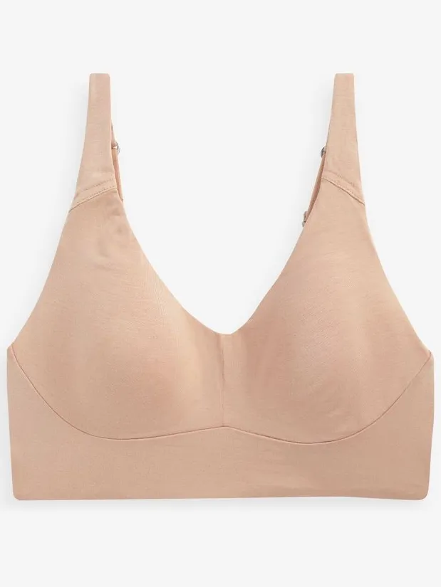 Next Dames - Ultimate Comfort beha met vulling, zonder beugels - Huidkleur Praline Nude
