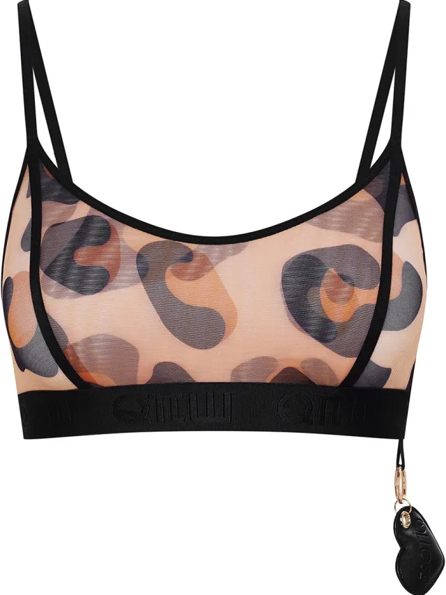 ESOTIQ Robert Kupisz X - Zachte bralette - Dierenprint - Zonder beugels veelkleurig