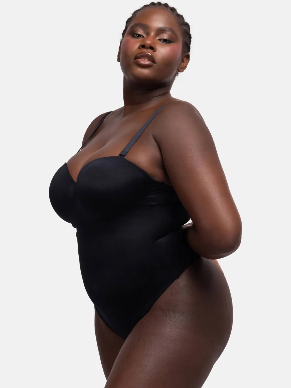Dorina strapless corrigerende stringbody Sublime Sculpt zwart