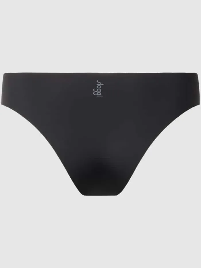 Sloggi Slip met labelprint, model 'ZERO FEEL 2.0' zwart, foto 2