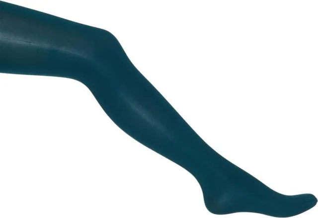 Bonnie Doon Dames - Panty's - Basic Opaque Tights - Donker Groen/Pine - M (38/40)