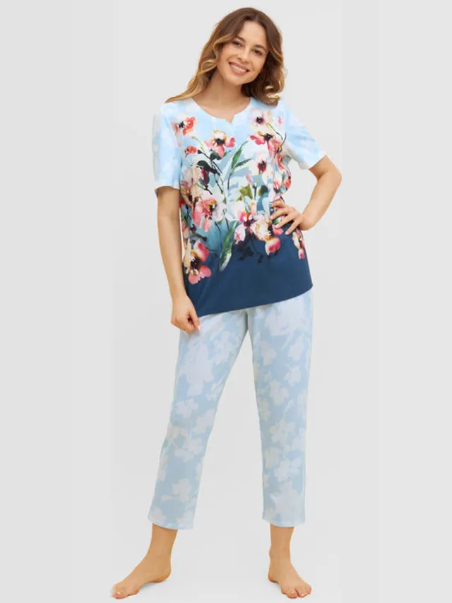 Rösch Flowers Pyjama 1233187 Multicolor