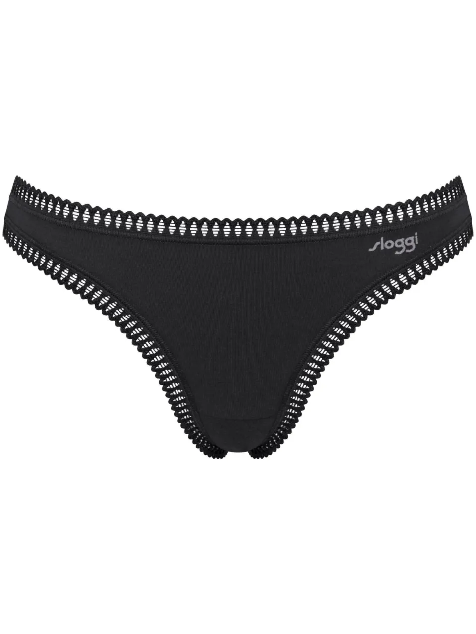 Sloggi GO string blauw/zwart/ecru, foto 2