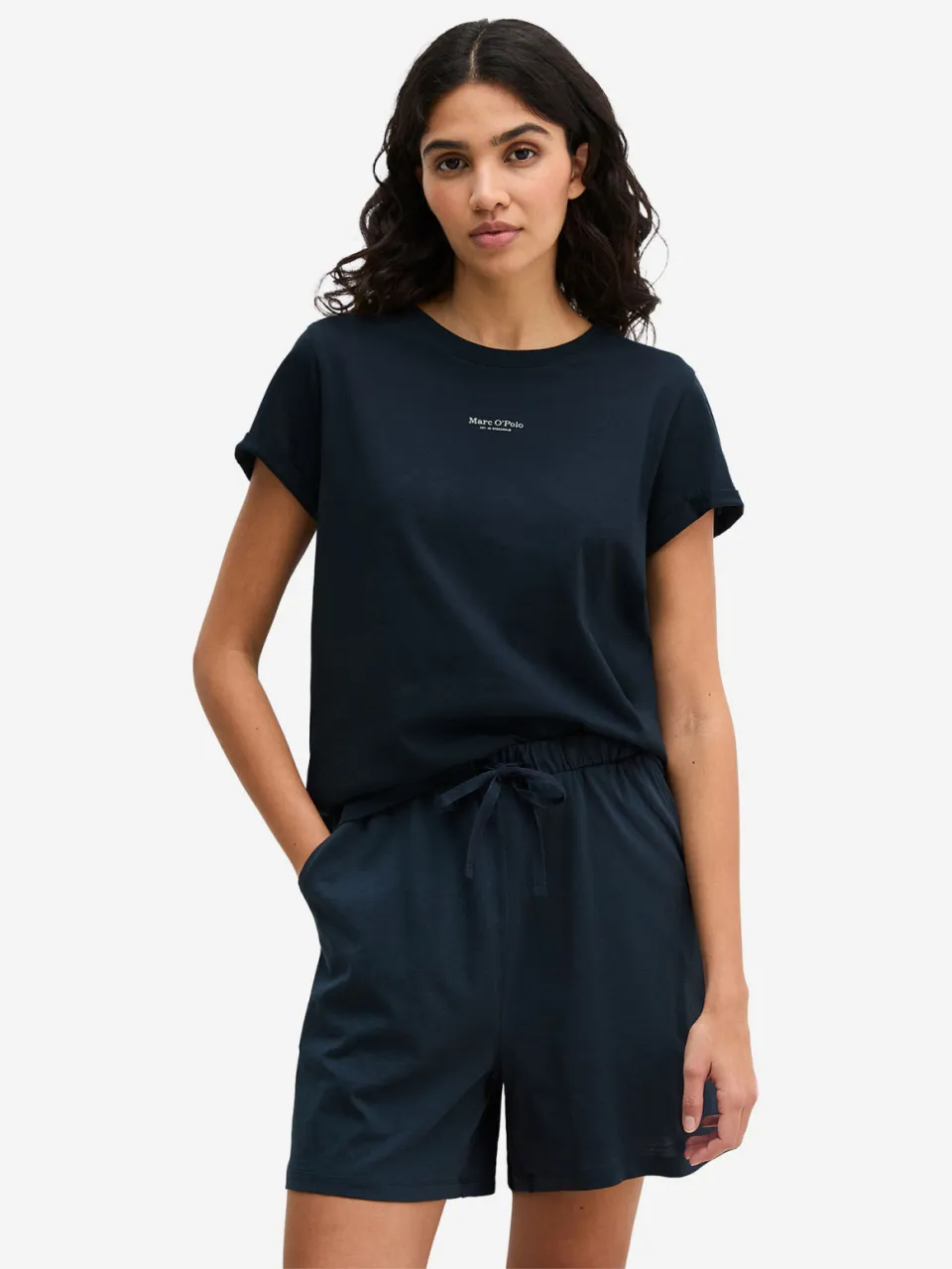 Marc O'Polo Vrouwen Pyjama Mix N Match donkerblauw, foto 2