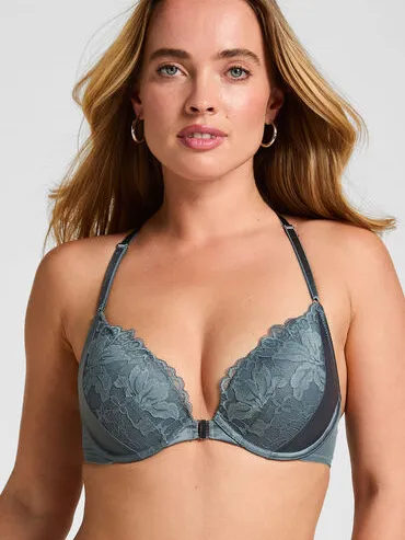 Hunkemöller Push-Up Bh Viktoria Blauw