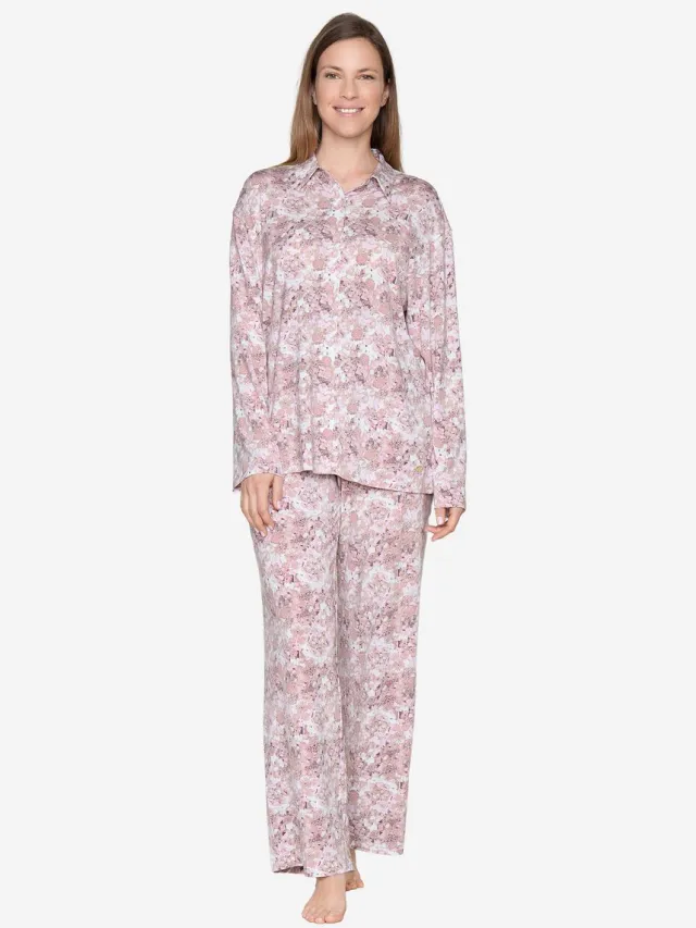 Joop! Nachthemd Loungewear OPEN PURPLE