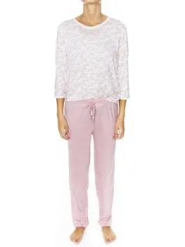 Trofé Trofe Bamboo Pyjamas Roze,Blauw,Versch.kleure/Patroon