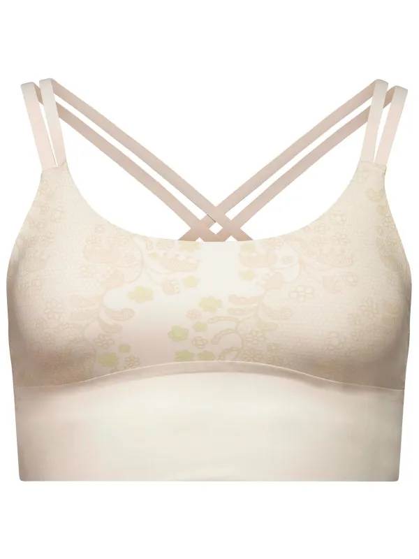 Chillaz Ligurien sportbeha beige Beige/Wit
