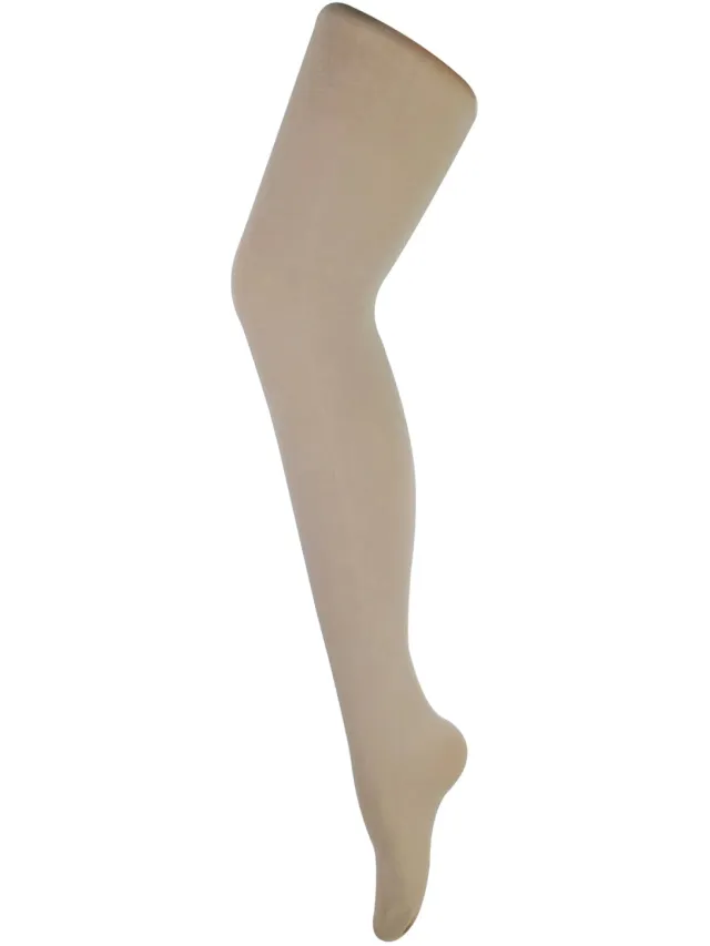 Sock Snob Dames 80 denier ondoorzichtige effen gekleurde panty's - Natuurlijk Naturel
