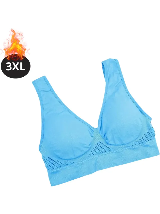 Livano BH Zonder Beugel - Zonder Bandjes - Push-up Bh's - Comfort Beha - Gemengd - Blauw