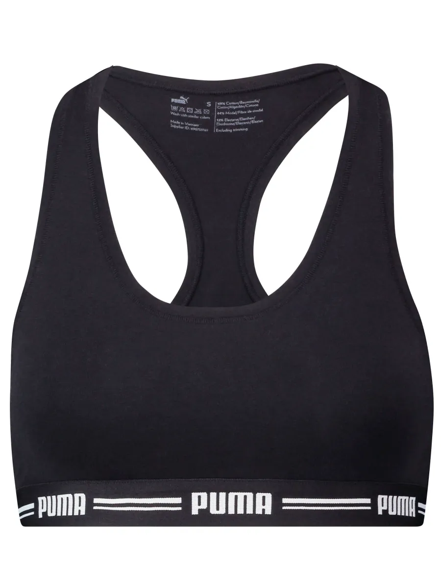Puma niet-voorgevormde bh top zwart, foto 2